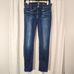 7 For All Mankind The Slim Cigarette Jeans Sz 28